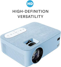 Load image into Gallery viewer, Core Innovations Home Theater Bundle with Projector, 120" Screen, and Two Mini Bluetooth Wireless Bone Conduction Instant Speakers, Sea Blue