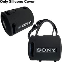 Load image into Gallery viewer, Silicone Cover Case for Sony SRS-XB13/XB100 Extra BASS Wireless Portable Compact Speaker, Protective Skin Sleeve Shell for Sony SRS-XB13 Speaker Accessories (Black)
