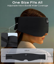Load image into Gallery viewer, Sleep Mask with Bluetooth Headphones, Blackout Sleep Headphones for Side Sleepers, Ultra-Thin Bluetooth 5.4 Stereo Speaker Eye Mask for Travel, Meditation, Cool Gadgets for Men, Women