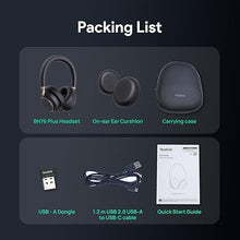 Load image into Gallery viewer, Yealink BH76 Plus Bluetooth Headset, Wireless Headset with Microphone for PC,Active Noise Cancelling, Retractable Hidden Mic Arm, Compatible with PC Mac, Works with Teams (Certified), USB-A