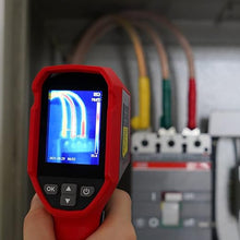 Load image into Gallery viewer, UNI-T UTi712S Infrared Thermal Camera 120x90 IR Resolution Thermal Imager 10800 Pixels,Handheld Thermal Imaging Camera, Supports 5 Languages IP54 Rechargeable 32GB MicroSD