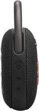 Load image into Gallery viewer, JBL Clip 5 - Ultra-Portable, Waterproof & Dustproof Bluetooth Speaker, Big Pro Sound with Punchy bass, Integrated Carabiner, Up to 12 Hours of Play, Made in Part with Recycled Materials (Black)