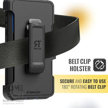 Load image into Gallery viewer, for Samsung Galaxy S25 Case with Belt Clip Holster & Kickstand, Screenless Protective Dual-Layer Shockproof Phone Case for Galaxy S25 - Black & Blue