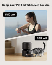 Load image into Gallery viewer, PETLIBRO Automatic Cat Feeder, Automatic Cat Food Dispenser with Freshness Preservation, Timed Cat Feeders for Dry Food, Up to 50 Portions 6 Meals Per Day, Granary Pet Feeder for Cats