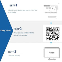 Load image into Gallery viewer, Gigabit Dual NIC with Intel 82576 Chip, 1Gb Network Card Compare to Intel E1G42ET NIC, 2 RJ45 Ports, PCI Express 2.0 X4, Ethernet Card with Low Profile for Windows/Windows Server/Linux