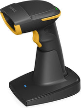 Load image into Gallery viewer, Inateck 2D Barcode Scanner Bluetooth, Barcode Reader with 2.4Ghz Smart Base, Screen Scanning, BCST-54 Black