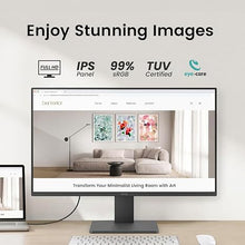 Load image into Gallery viewer, BenQ GW2491 23.8” 1080p FHD 100Hz IPS Eye-Care Monitor, HDMI, DisplayPort, 1080x1920, Ultra Slim Bezel, TUV-Certified, Flicker-Free, Low Blue Light Plus, Eye-CareU