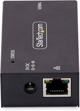 Load image into Gallery viewer, StarTech.com 1-Port Serial to Ethernet Adapter, IP Serial Device Server for Remote RS232 Devices, Wall/DIN Rail, LAN to DB9, TAA
