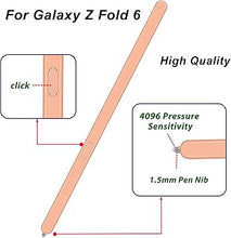 Load image into Gallery viewer, Galaxy Z Fold 6 S Pen Fold Edition for Samsung Galaxy Z Fold6 5G Slim S Pen Fold 6 Fold Edition Touch Stylus Pen with Replacement Nibs/Tips,EJ-PF946BBEGWW(Orange)