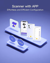 Load image into Gallery viewer, Inateck 2D Barcode Scanner with Intelligent Stand, Wireless QR Code Scanner, Handheld Scanner with APP and SDK, 2D Imager with 2600mAh Battery, BCST-35