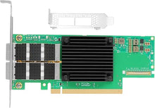 Load image into Gallery viewer, 200GbE Smart NIC Card for Mellanox MCX653106A-HDAT-SP, PCIe 3.0/4.0 x16 200Gb VPI Ethernet NIC with Mellanox ConnectX-6 Dx Chipset,Dual QSFP56 HDR IB Network Card Support RDMA