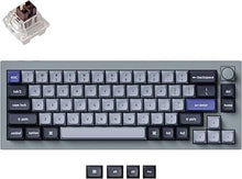 Load image into Gallery viewer, Keychron Q2 Pro QMK/VIA Wireless Custom Mechanical Keyboard, Full Metal Programmable Knob Hot-Swappable K Pro Brown Switches, KSA Double-Shot PBT Keycaps RGB Backlight for Mac Windows Linux - Grey