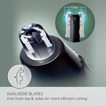 Load image into Gallery viewer, Panasonic Ear and Nose Hair Trimmer for Men with Vacuum Cleaning System, Powerful Motor and Dual-Edge Blades for Smoother Cutting, Wet/Dry – ER-GN70-K (Black)