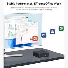 Load image into Gallery viewer, TRIGKEY Mini PC K-N95, Intel Alder Lake N95(up to 3.4GHz, 4C/4T), 16GB DDR4 RAM 500GB M.2 SSD, Mini Desktop PC Computer Support Max 4K 60Hz Dual HDMI Display/USB3.2 *3/WiFi5/BT5, Home/Office/Education