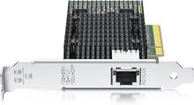 Load image into Gallery viewer, 10Gtek 10Gb PCI-E NIC Network Card, Single Copper RJ45 Port, with Intel X540-BT1 Controller, PCI Express Ethernet LAN Adapter Support Windows Server/Windows/Linux/ESX, Compare to Intel X540-T1