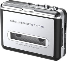 Load image into Gallery viewer, DigitNowCassette Tape To CD Converter Via USB,Portable Cassette Player Capture Audio Music Compatible With Laptop and Personal Computer, Convert Walkman Tape To MP3 Format