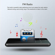 Load image into Gallery viewer, MP3 Player 136GB with Bluetooth 5.2 Portable Music Player with 2.4" Large Screen Headphones Built-in Speaker Support FM Radio Voice Recorder E-Book