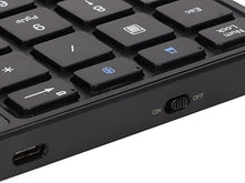 Load image into Gallery viewer, Sanpyl Numeric Keypad, 2 in 1 22 Keys 2.4G Touchpad Bluetooth 4.2 Number Pad, Type C Charging 500mAh Financial Accounting Keyboard, for Laptop, PC, Desktop(Black)