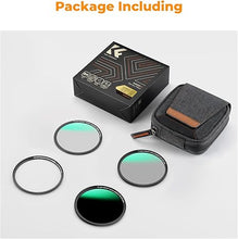 Load image into Gallery viewer, K&F Concept 37mm Magnetic MCUV CPL Fixed ND1000 Magnetic Basic Ring 4-in-1 Lens Filters Kit with 28 Multi-Coatings for Camera Lens (Nano-X Series)