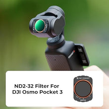 Load image into Gallery viewer, K&F Concept Variable ND Filter for DJI Osmo Pocket 3 Creator Combo, ND2-32 Neutral Density VND Filter, Magnetic Installation, Multi-coated Optical Glass