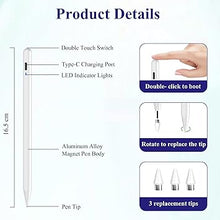 Load image into Gallery viewer, Stylus Pen for Android, CMARS POM Tip Magnetic Phone Pen, Fine Point Stylus Pens for Touch Screens, Tablet Pen for Samsung/Huawei/Lenovo/Vivo and Other Android Smartphone and Tablet Devices (White)