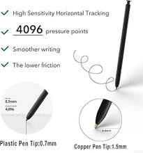 Load image into Gallery viewer, 2 Pack Galaxy S23 Ultra Stylus for Replacement Samsung Galaxy S23 Ultra 5G S Pen, Galaxy S23 Ultra S Pen Without Bluetooth + Tweezer + Metal Nibs (Black)