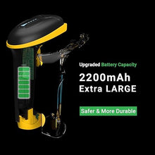 Load image into Gallery viewer, Tera Barcode Scanner Wireless Versatile 2-in-1 (2.4Ghz Wireless+USB 2.0 Wired) with Battery Level Indicator, 328 Feet Transmission Distance Rechargeable 1D Laser Bar Code Reader Handheld 5100 Yellow