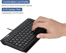 Load image into Gallery viewer, Super Mini Wired Keyboard, MCSaite Full Size 78 Keys Keypad Small Portable Fit with Professional or Industrial Use for Computer Laptop Mac Notebook