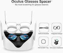 Load image into Gallery viewer, SUPERUS Lens Protector Compatible with Oculus/Meta Quest 2, Glasses Spacer - Anti-Scratch VR Accessories to Prevent Your Glasses from Scratching VR Lenses (White)