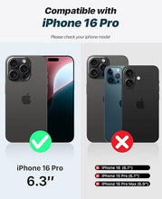 Load image into Gallery viewer, OCASE for iPhone 16 Pro Case Detachable Wallet Case with Card Holder, 2 in 1 Pu Leather Flip Folio with RFID Blocking Stand Wrist Strap Shockproof Phone Cover 6.3 Inch 2024, Blue Green