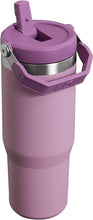 Load image into Gallery viewer, Stanley IceFlow Flip Straw Tumbler with Handle 30 oz | Twist On Lid and Flip Up Straw | Leak Resistant Water Bottle | Insulated Stainless Steel |BPA-Free | Lilac