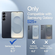 Load image into Gallery viewer, JETech Magnetic Case for Samsung Galaxy S25+ / S25 Plus 5G, Compatible with MagSafe, Translucent Matte Back Shockproof Phone Cover (Storm Blue)
