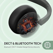 Load image into Gallery viewer, Yealink WH64 Hybrid with DECT Dongle, 492ft Range, 26 Talk Time Bluetooth Headset for Microsoft Teams, Zoom Skype Certified, Noise Cancelling Headset with 3X Mic, Work Headset for Laptop,PC Phone
