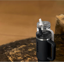 Load image into Gallery viewer, Stanley Quencher ProTour Flip Straw Tumbler with Leakproof Lid 40 oz | Built-In Straw & Handle | Cupholder Compatible for Travel | Insulated Stainless Steel Cup | BPA-Free | Frost Solid