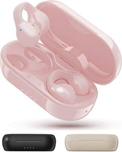 Load image into Gallery viewer, King Lucky i21 Open Ear Clip On Earbuds Wireless Bluetooth Ear Clip Headphones with Mic, Noise Cancelling, Waterproof IPX4, for Small Ears, Perfect for Running, Sports, and Glasses Wearers (Pink)