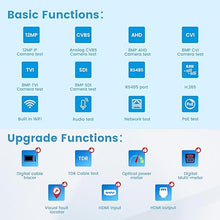 Load image into Gallery viewer, Anpviz CCTV Camera Tester, 8MP Full Features IPS Touch Screen Monitor CCTV Tester, 5 in 1 AHD CVI TVI CVBS IP Camera Tester, Support DMM OPM VFL TDR Feature POE PTZ WiFi 4K HDMI, IPC-9800MOVTADHS Plus