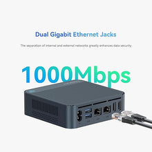 Load image into Gallery viewer, TRIGKEY Mini PC, Intel Twin Lake N150 (4C/4T, UP to 3.6GHz), Key N150 Mini Computer 16GB DDR4 RAM 500GB SSD, Desktop Computer PC Dual HDMI Display/Dual LAN/WiFi5/BT5 for Office/Business