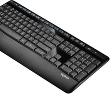 Load image into Gallery viewer, Logitech K345 Wireless Keyboard - Full-Sized Keyboard with Palm Rest, 2.4 GHz Wireless USB Receiver - for PC, Laptop