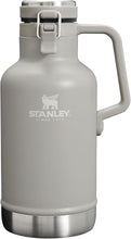 Load image into Gallery viewer, Stanley Classic Easy-Pour Growler, Insulated Growler Keeps Beer Cold & Carbonated made with Stainless Steel Interior, Durable Exterior Coating & Leak-Proof Lid, Easy to Carry Handle, 64 Oz, Ash