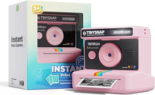 Load image into Gallery viewer, Instant Print Camera for Kids,2.4 Inch Screen Kids Instant Cameras, Christmas Birthday Gifts for Girls Age 3-12, Portable Toddler Toy for 3 4 5 6 7 8 9 10 Year Old Girls Boys (Pink)