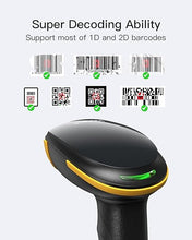 Load image into Gallery viewer, Inateck 2D Barcode Scanner with Intelligent Stand, Wireless QR Code Scanner, Handheld Scanner with APP and SDK, 2D Imager with 2600mAh Battery, BCST-35