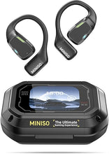Load image into Gallery viewer, MINISO M98 Open Ear Headphone Earbuds Open Ear Bluetooth 5.4 Headphones with LED Display Screen OWS Earphones Wireless Earbuds with Earhooks Bluetooth Earbuds for Running,Driving,Working(NO AI)