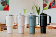 Load image into Gallery viewer, Stanley Quencher H2.0 FlowState Stainless Steel Vacuum Insulated Tumbler with Lid and Straw for Water, Iced Tea or Coffee, Smoothie and More, Shale, 40 OZ / 1.18 L