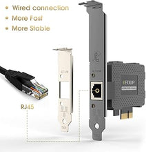 Load image into Gallery viewer, EDUP Gigabit Ethernet PCI Express PCI-E Network Card 10/100/1000Mbps RJ45 LAN Adapter Converter for Desktop PC