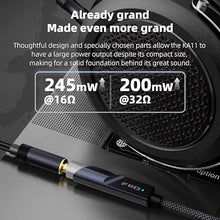 Load image into Gallery viewer, FiiO KA11 USB C to 3.5mm Audio Adapter 32bit/384KHz, USB Type C Dongle HiFi DAC Amplifier for Android/iOS/Windows/Mac (Silver, TC)