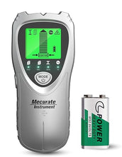 Load image into Gallery viewer, Mecurate Sliver Stud Finder Wall Scanner Sensor - 5 in 1 Electronic Stud with LCD Display & Audio Alarm for Wood AC Live Wire Metal Studs