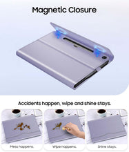 Load image into Gallery viewer, Fintie Protective Case for Microsoft Surface Pro 12 Inch (2025), Multi-Angle Viewing Portfolio Business TPU Back Cover with Pocket & Stylus Holder, Compatible with Type Cover Keyboard (Lilac Purple)