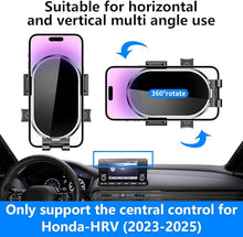 Load image into Gallery viewer, Car Phone Holder for Honda HRV HR-V 2023 2024 2025 LX Sport EX-L Auto Accessories Navigation Screen Bracket Interior Decoration Dashboard Cell Mobile Phone Mount Holders Case Accessory