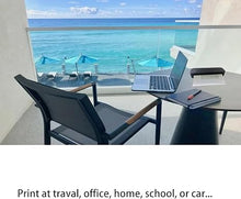 Load image into Gallery viewer, IOOIOO Inkless Portable Thermal Printer, for Tattoo Stencil Transfer Paper, for 8.5 x 11 Letter/A4 Rolled/Folded Thermal Paper, Bluetooth Wireless