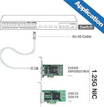 Load image into Gallery viewer, 1000Mbps Gigabit Ethernet Converged Network Adapter (NIC) with Intel I350 Chip | Ethernet PCI Express NIC Network Card | Quad Copper RJ45 Ports | PCI Express 2.1 X4 | Compare to Intel I350-T4